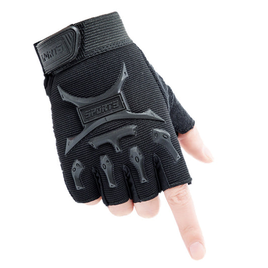 Half Finger Gloves Camo Military Style for Men Women