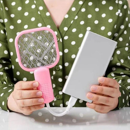 Portable Electric Mosquito Swatter Mint Green ABS