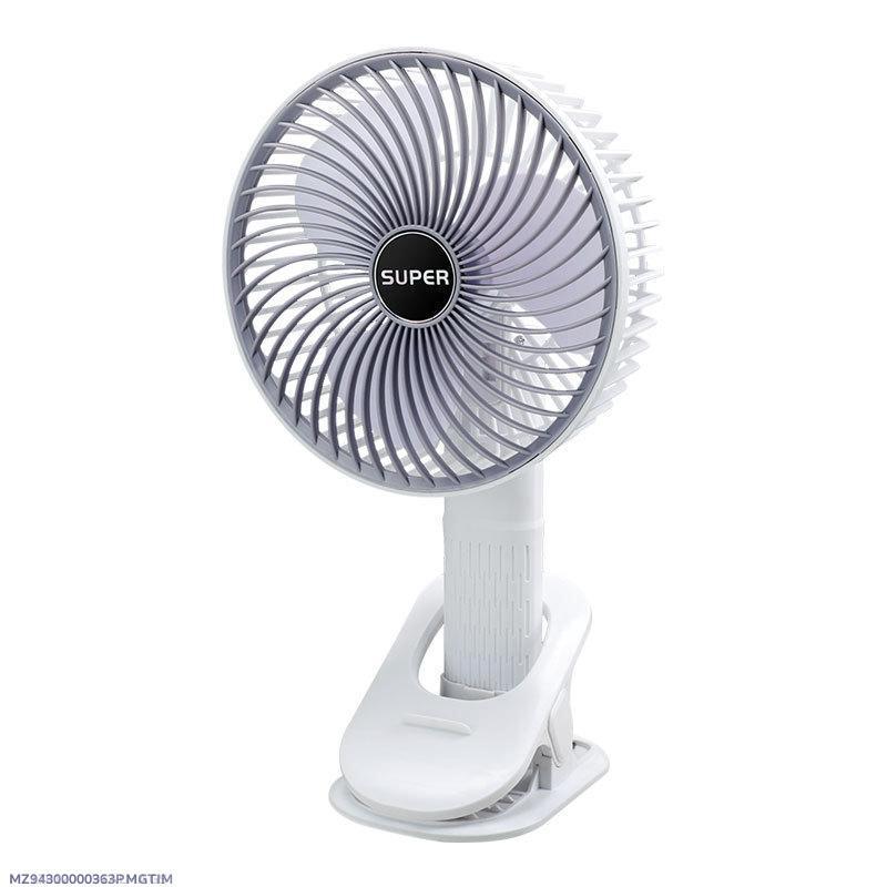 Rechargeable White ABS Fan for Hot Weather
