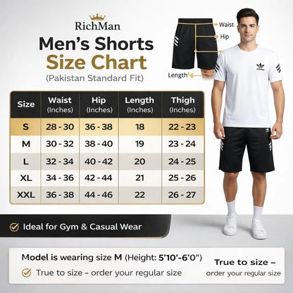 Nikkar Men Navy Black 2Pcs Summer Track Suit