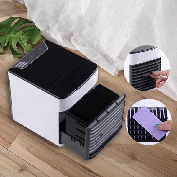 Portable Mini Air Humidifier White Quiet Cooling