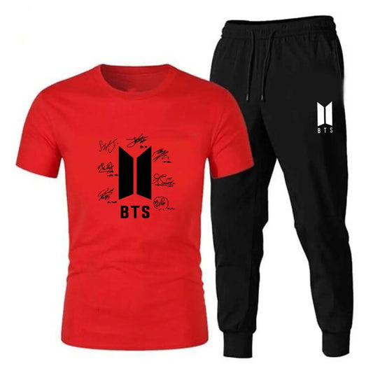 2 Pcs Women's Stitched Cotton Printed Tracksuit