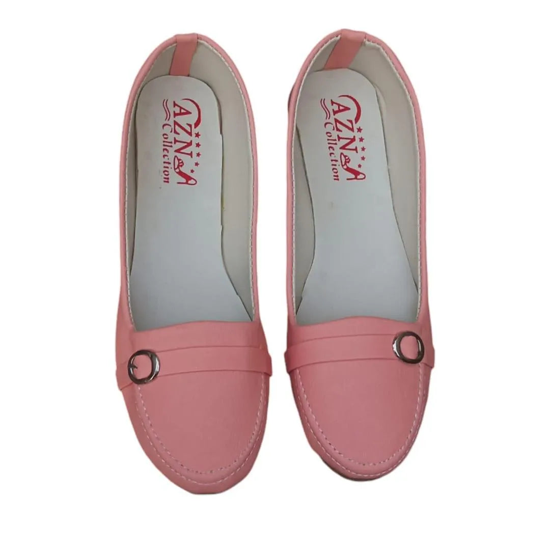 Pink Women's Synthetic Leather Loafers Size 6-11