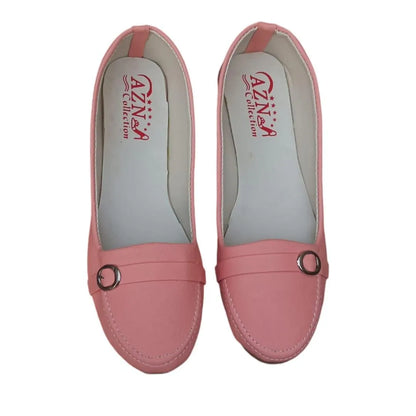 Pink Women's Synthetic Leather Loafers Size 6-11