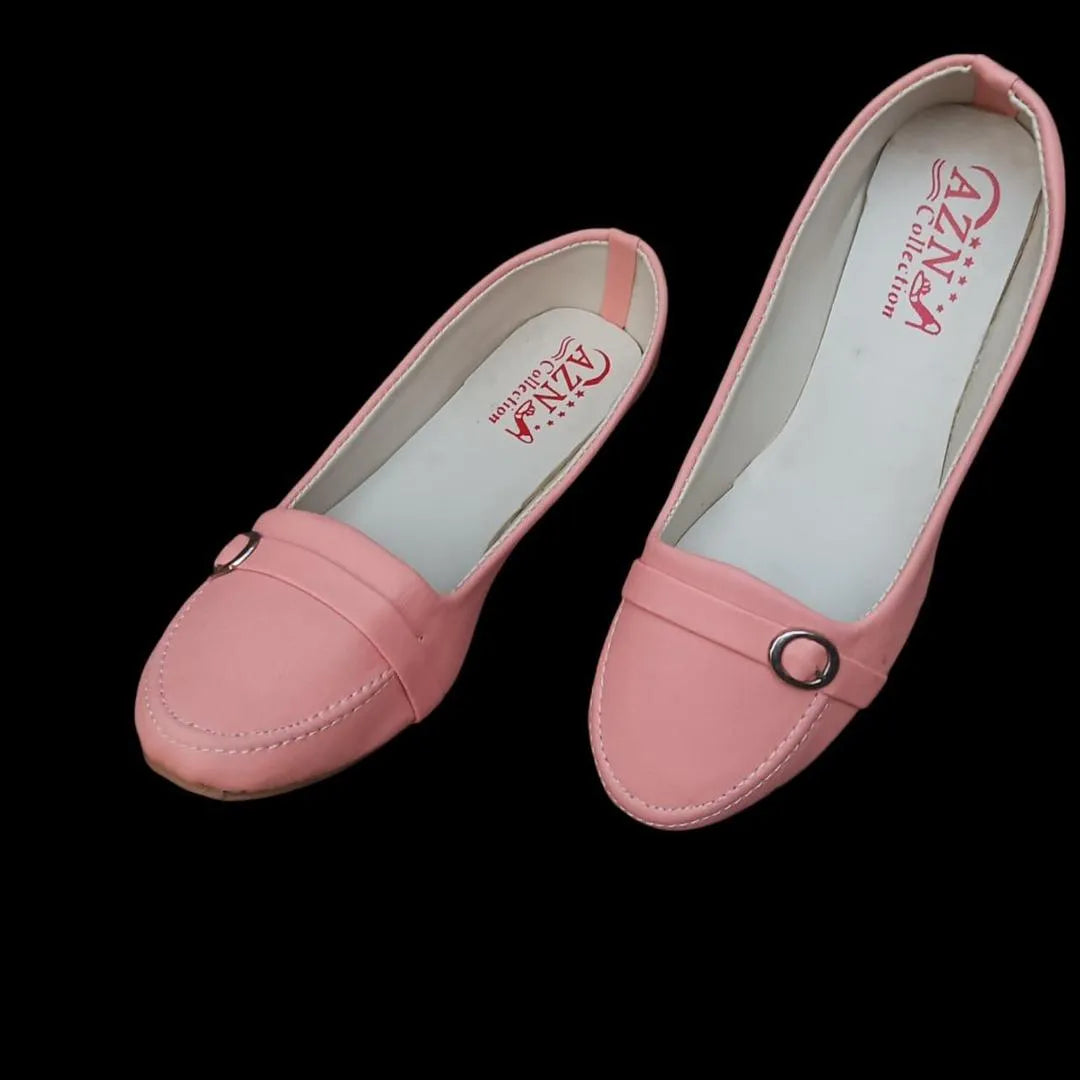 Pink Women's Synthetic Leather Loafers Size 6-11