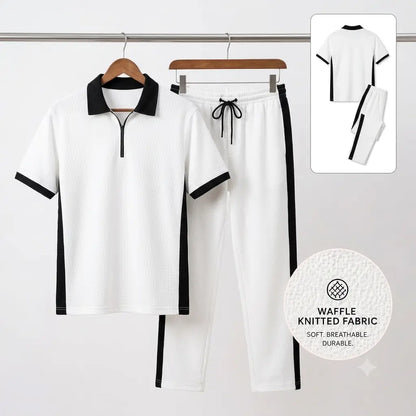 2 Pcs Men's Dri Fit Texture Track Suit