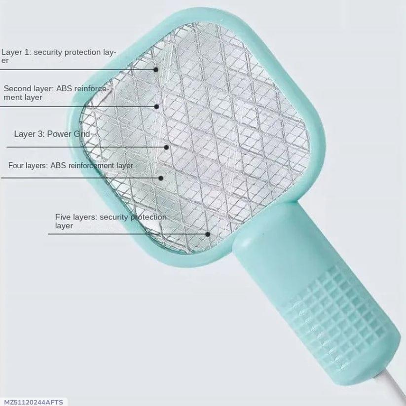 Portable Electric Mosquito Swatter Mint Green ABS