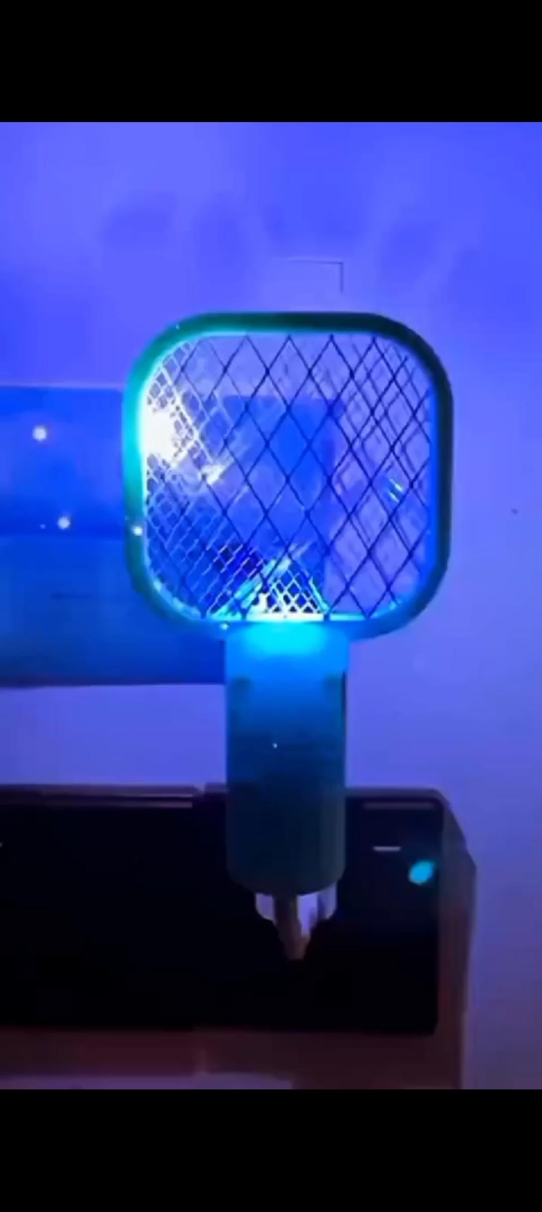 Portable Electric Mosquito Swatter Mint Green ABS