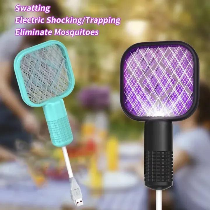 Portable Electric Mosquito Swatter Mint Green ABS
