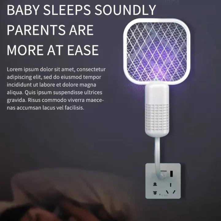 Portable Electric Mosquito Swatter Mint Green ABS
