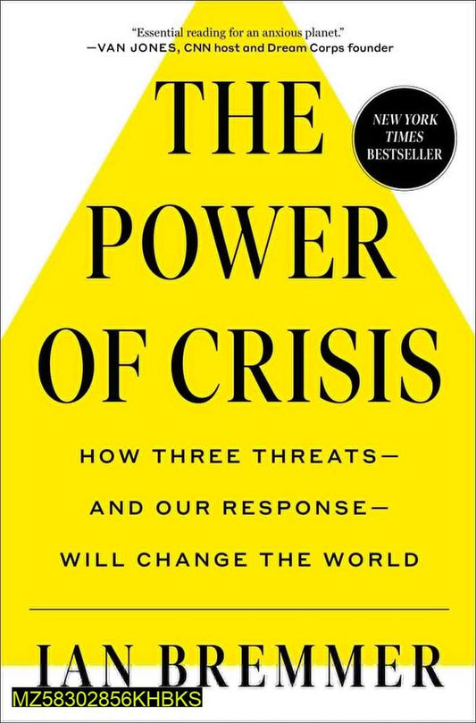 Ian Bremmer The Power Of Crisis A5 Novel Yellow Black Cover