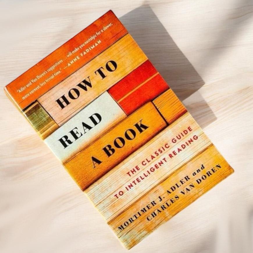 How To Read A Book A5 Smart Reading Guide Multicolor Hardcover Paperback