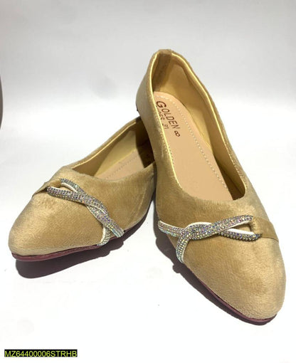 Women's Velvet Fancy Pumps
