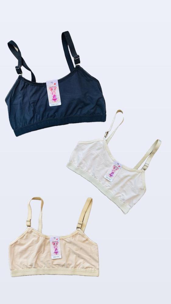 Non-Padded Lightweight Bras for Teens Pack of 3
