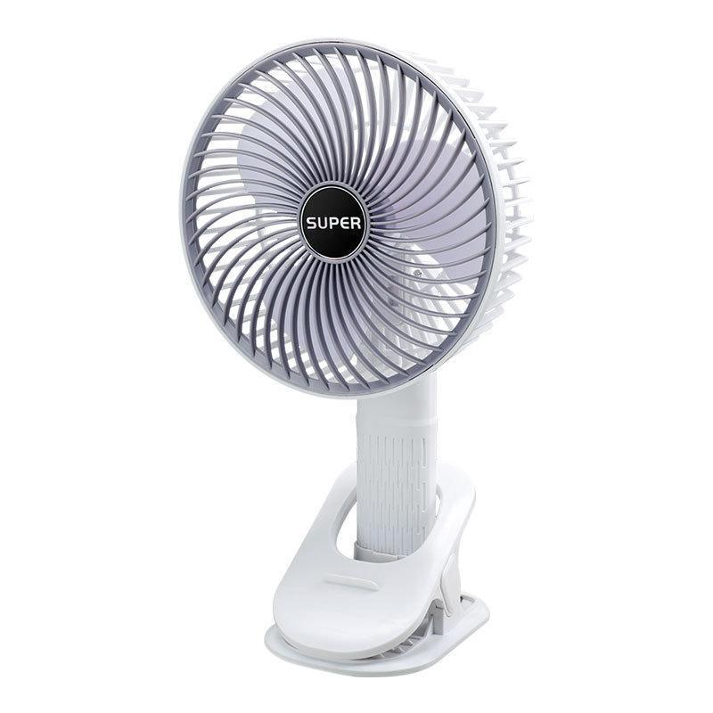Rechargeable White ABS Fan for Hot Weather
